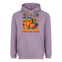 Lavender just a girl who loves pumpkin spice Heavyweight Hoodie - Zillion Design Studio