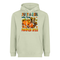 Matcha just a girl who loves pumpkin spice Heavyweight Hoodie - Zillion Design Studio