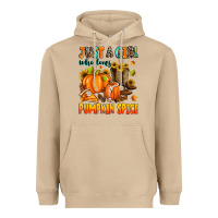 Mushroom just a girl who loves pumpkin spice Heavyweight Hoodie - Zillion Design Studio