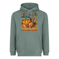 Sage just a girl who loves pumpkin spice Heavyweight Hoodie - Zillion Design Studio