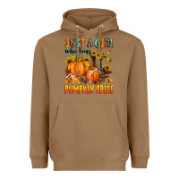 Toasted Coconut just a girl who loves pumpkin spice Heavyweight Hoodie - Zillion Design Studio