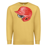 Antique Gold red baseball helmet fa element Premium Sweatshirt - FaDigitalArtStudio