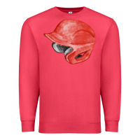 Cardinal red baseball helmet fa element Premium Sweatshirt - FaDigitalArtStudio