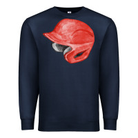 Navy red baseball helmet fa element Premium Sweatshirt - FaDigitalArtStudio