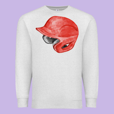 Red Baseball Helmet Fa Element Premium Sweatshirt Designed By Fadigitalartstudio