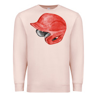 Pale Pink red baseball helmet fa element Premium Sweatshirt - FaDigitalArtStudio