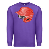 Purple red baseball helmet fa element Premium Sweatshirt - FaDigitalArtStudio