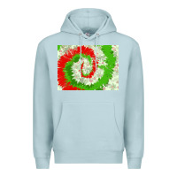 Blue Mist tie dye background christmas 3200x2400 Premium Hoodie - AdoDesignShop