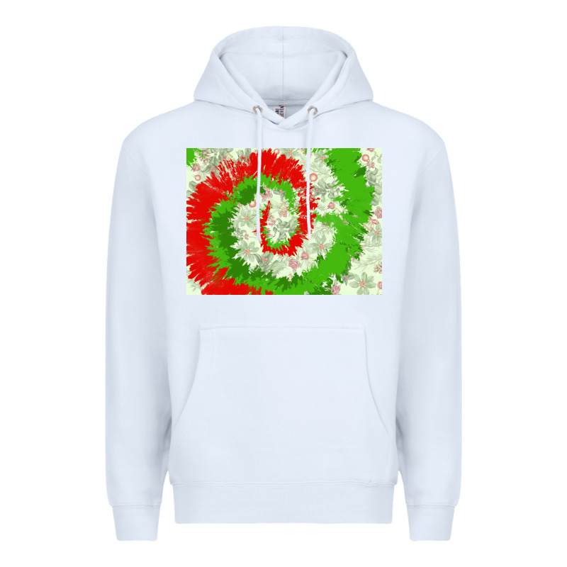 Tie Dye Background Christmas 3200x2400 Premium Hoodie by AdoDesignShop | Teevron