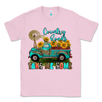 Bubblegum Pink country roads take me home Classic Tee - RanaPortraitStore