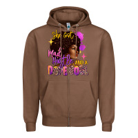 Chestnut She got mad hustle and a dope soul Zipper Hoodie - RanaPortraitStore
