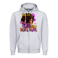 Heather Grey She got mad hustle and a dope soul Zipper Hoodie - RanaPortraitStore