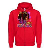Red She got mad hustle and a dope soul Zipper Hoodie - RanaPortraitStore