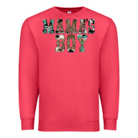 Cardinal Western Mama's Boy Premium Sweatshirt - CowhideDigitalArt