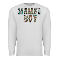 Dove Grey Western Mama's Boy Premium Sweatshirt - CowhideDigitalArt