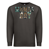 Smoke Western Mama's Boy Premium Sweatshirt - CowhideDigitalArt