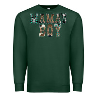 Sports Green Western Mama's Boy Premium Sweatshirt - CowhideDigitalArt