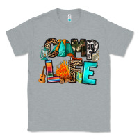 Heather Grey camp life Classic Tee - RanaPortraitStore