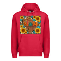 Cardinal sunflower gemstone and mom with cowhide Premium Hoodie - Artiststas