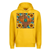 Lemon sunflower gemstone and mom with cowhide Premium Hoodie - Artiststas