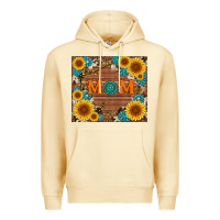 Pina Colada sunflower gemstone and mom with cowhide Premium Hoodie - Artiststas
