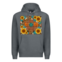 Rock sunflower gemstone and mom with cowhide Premium Hoodie - Artiststas