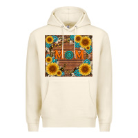 Tofu sunflower gemstone and mom with cowhide Premium Hoodie - Artiststas