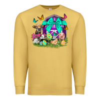 Antique Gold Easter Farm Animal Easter Day Premium Sweatshirt - Neo Western