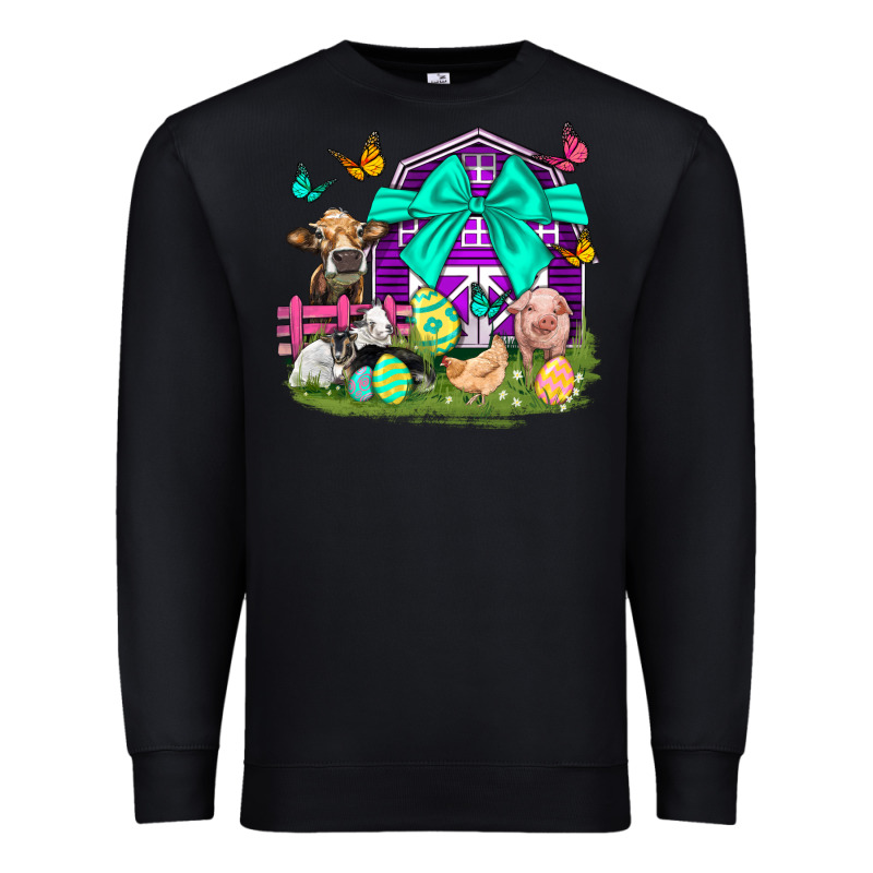 Easter Farm Animal Easter Day Premium Sweatshirt by Neo Western | Teevron