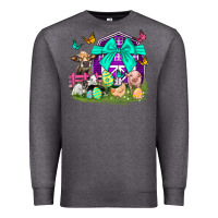 Charcoal Heather Easter Farm Animal Easter Day Premium Sweatshirt - Neo Western