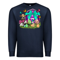 Navy Easter Farm Animal Easter Day Premium Sweatshirt - Neo Western