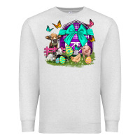 Oatmeal Heather Easter Farm Animal Easter Day Premium Sweatshirt - Neo Western