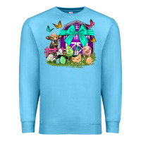 Ocean Blue Easter Farm Animal Easter Day Premium Sweatshirt - Neo Western
