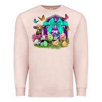 Pale Pink Easter Farm Animal Easter Day Premium Sweatshirt - Neo Western