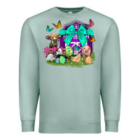 Seafoam Easter Farm Animal Easter Day Premium Sweatshirt - Neo Western