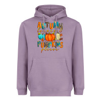 Lavender autumn leaves and pumpkins please Heavyweight Hoodie - Zillion Design Studio