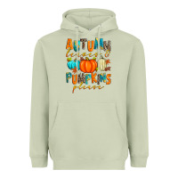 Matcha autumn leaves and pumpkins please Heavyweight Hoodie - Zillion Design Studio