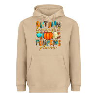 Mushroom autumn leaves and pumpkins please Heavyweight Hoodie - Zillion Design Studio