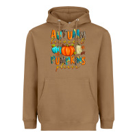 Toasted Coconut autumn leaves and pumpkins please Heavyweight Hoodie - Zillion Design Studio