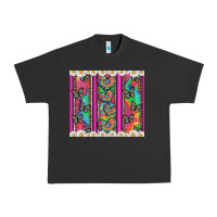 Pigment Black tie dye hearts and butterfly with flowers Urban Heavy Tee - Artiststas