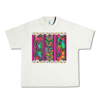 Pistachio tie dye hearts and butterfly with flowers Urban Heavy Tee - Artiststas
