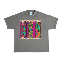 Tornado tie dye hearts and butterfly with flowers Urban Heavy Tee - Artiststas
