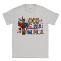 Moon Dust god  bless america with cross Classic Tee - RanaPortraitStore