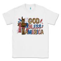 White god  bless america with cross Classic Tee - RanaPortraitStore