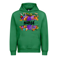 Emerald halloween nurse pumpkin Urban Hoodie - NancyCooperArtShop