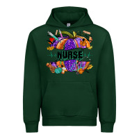 Foreset Green halloween nurse pumpkin Urban Hoodie - NancyCooperArtShop