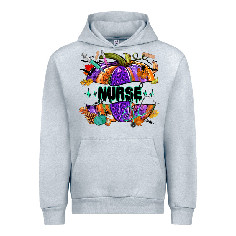 Halloween Nurse Pumpkin Urban Hoodie by NancyCooperArtShop | Teevron