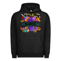 Pigment Black halloween nurse pumpkin Urban Hoodie - NancyCooperArtShop