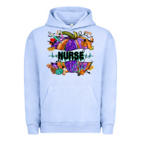Pigment Grape Ice halloween nurse pumpkin Urban Hoodie - NancyCooperArtShop