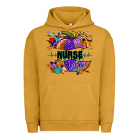 Pigment Peanut Butter halloween nurse pumpkin Urban Hoodie - NancyCooperArtShop